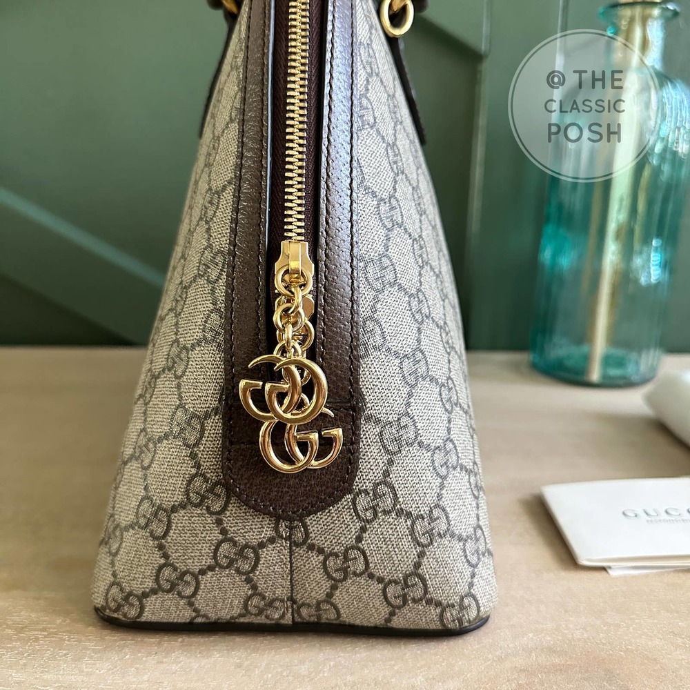 ❌SOLD❌ EUC Gucci Ophidia GG Supreme Dome Medium Crossbody Shoulder Bag - Picture 12 of 16